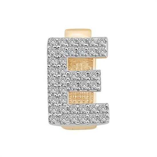 E Harf 9Mm Bileklik Charm