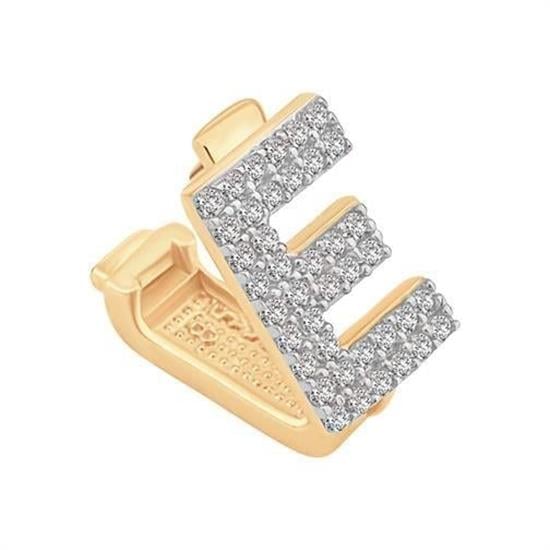 E Harf 9Mm Bileklik Charm