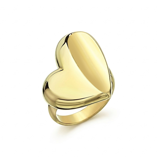 Cetaş Eterna Kalp 14 Ayar Altın Yüzük