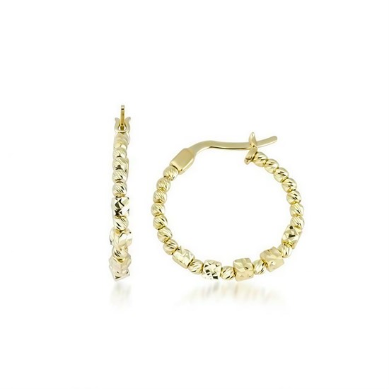 Altın Halka Küpe 14 Ayar