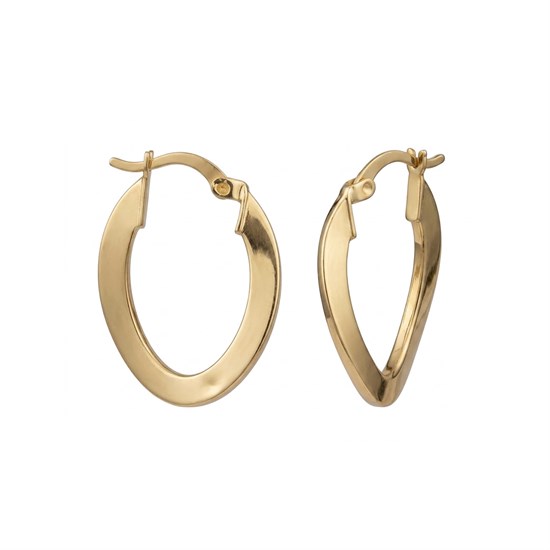 Halka Küpe 14 Ayar Altın