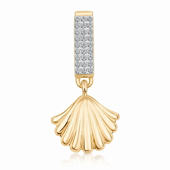 Ema 14 Ayar Altın Deniz Kabuğu Sallantılı 9Mm Bileklik Charm