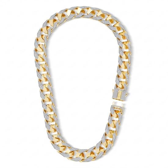 Ema 15mm Taşlı Piramit Gurmet Zincir