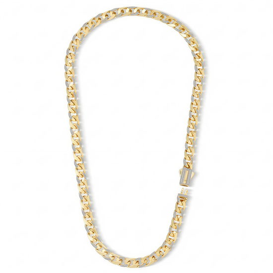 Ema 7mm Taşlı Piramit Gurmet Zincir