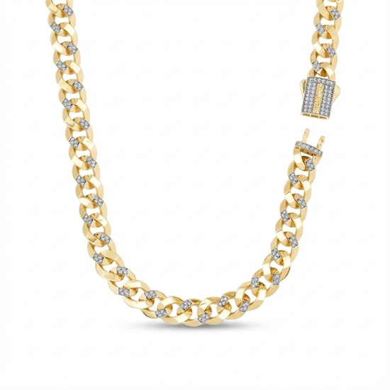 Ema 9Mm Altın Taşlı Gurmet Zincir