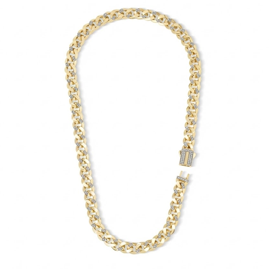 Ema 9Mm Altın Taşlı Gurmet Zincir