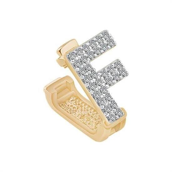 F Harf 9Mm Bileklik Charm