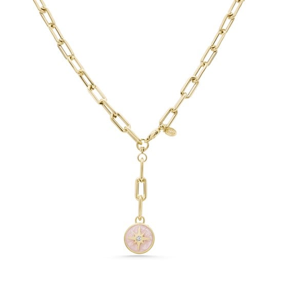 Cetaş Eterna Yıldız Motifli 14 Ayar Altın Kolye