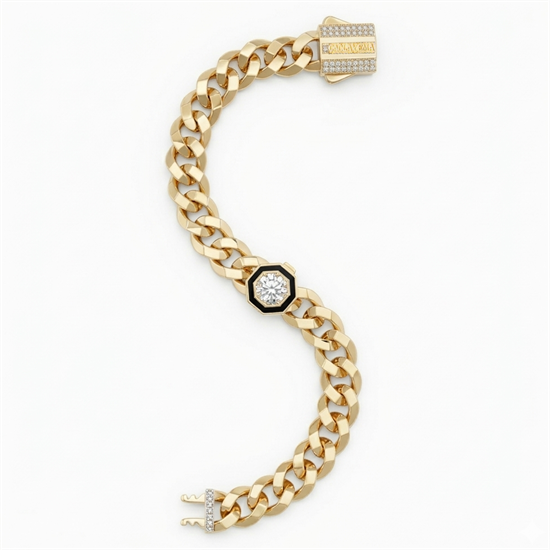 Ema Mineli Tektaş 9Mm Bileklik Charm