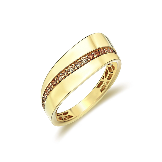 Cetaş Renkli Taşlı 14 Ayar Altın Yüzük