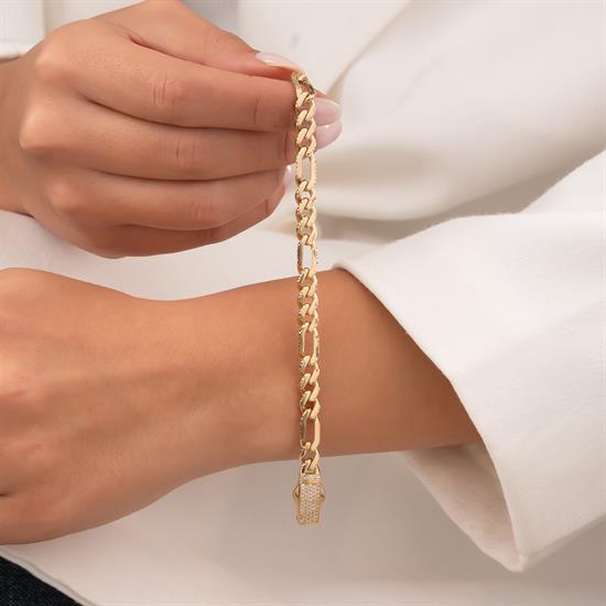 Figaro Gurmet 14 Ayar Altın Bileklik