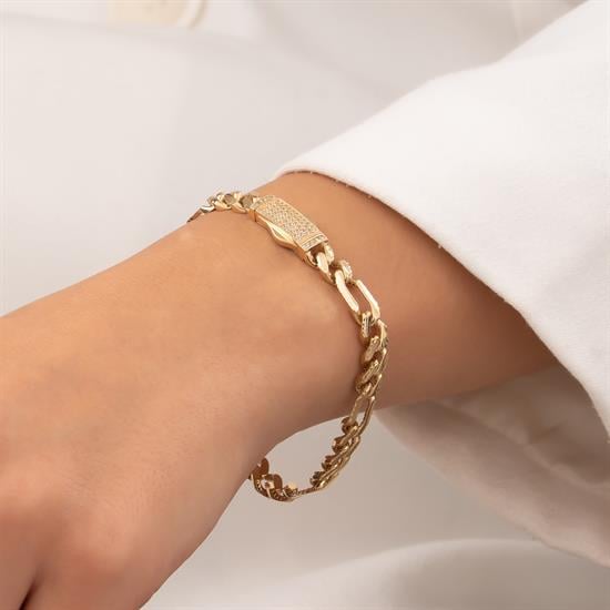 Figaro Gurmet 14 Ayar Altın Bileklik