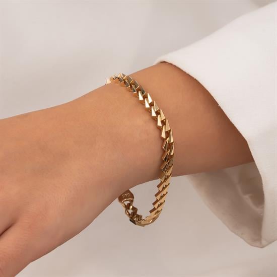 14 Ayar Altın Gurmet Model Bileklik