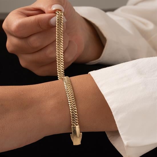 Gurmet 14 Ayar Altın Bileklik