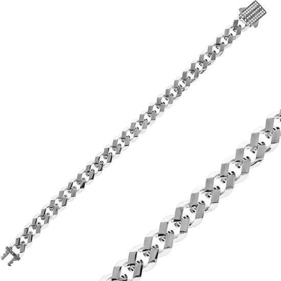 Gurmet 14 Ayar Beyaz Altın Bileklik 