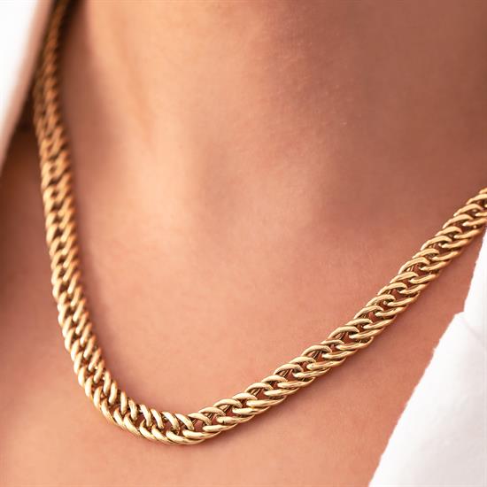 Gurmet Model Trend 14 Ayar Altın Zincir