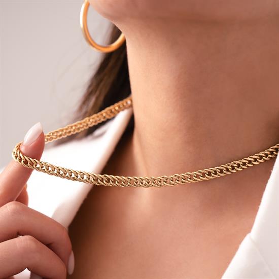 Gurmet Model Trend 14 Ayar Altın Zincir