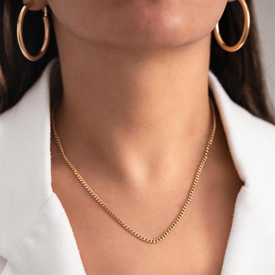 Gurmet Spor Zincir 3Mm 14 Ayar Altın