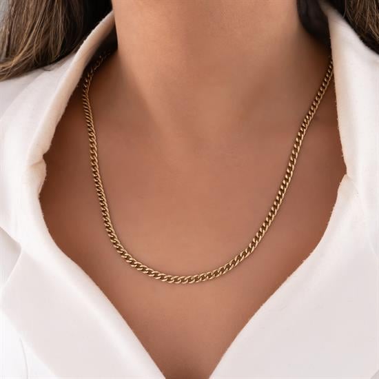 Gurmet Zincir 14 Ayar Altın 5 Mm