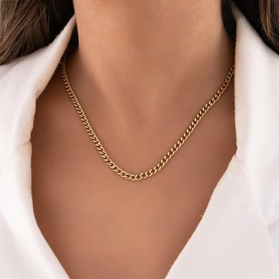 Gurmet Zincir 14 Ayar Altın 4 Mm