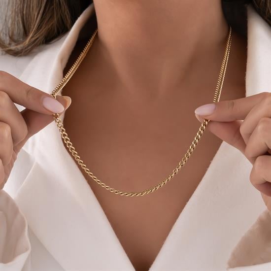 Gurmet Zincir 14 Ayar Altın 5 Mm