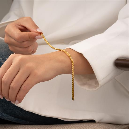 Güverse 14 Ayar Altın Bileklik