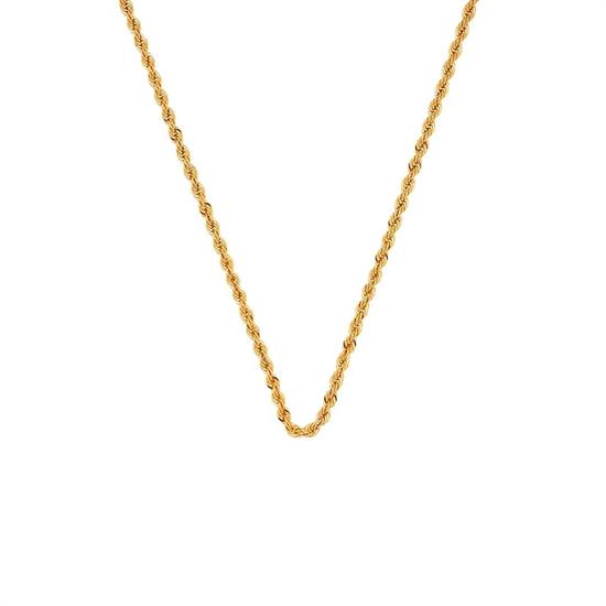 Halat Zincir 2Mm 14 Ayar Altın