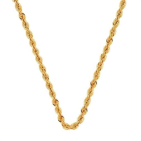 Halat Zincir 2Mm 14 Ayar Altın