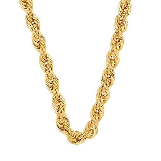 Halat Zincir 3,5 Mm 14 Ayar Altın