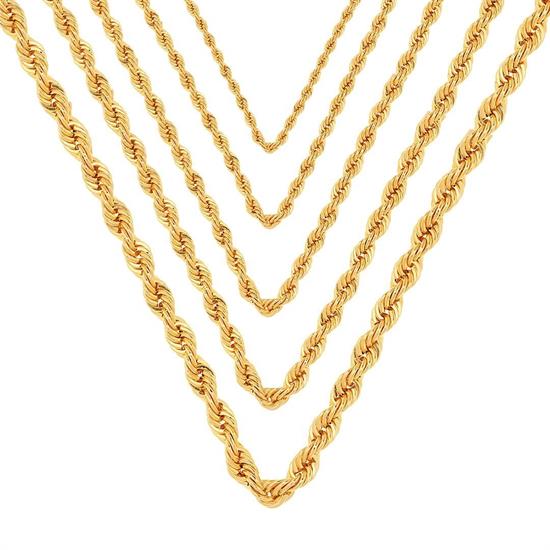 Halat Zincir 3Mm 14 Ayar Altın