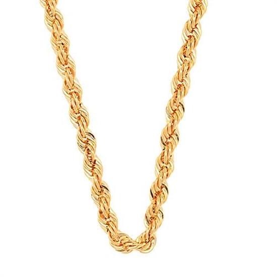 Halat Zincir 3Mm 14 Ayar Altın