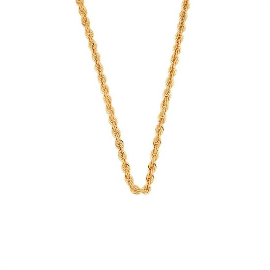 Halat Zincir 3Mm 14 Ayar Altın