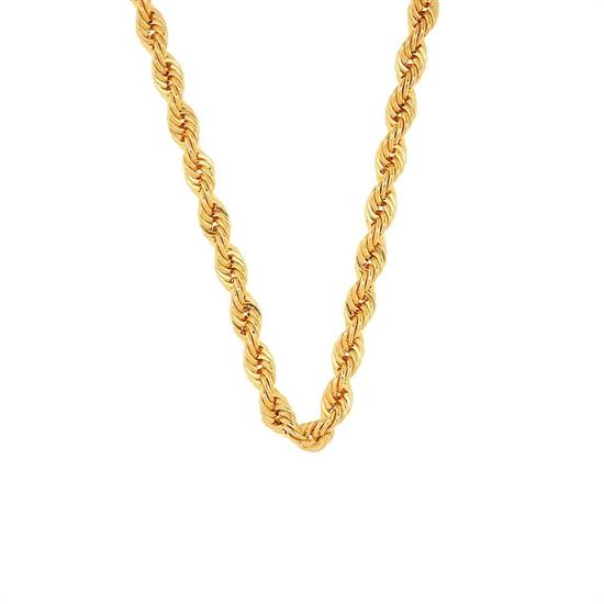 Halat Zincir 4,5Mm 14 Ayar Altın