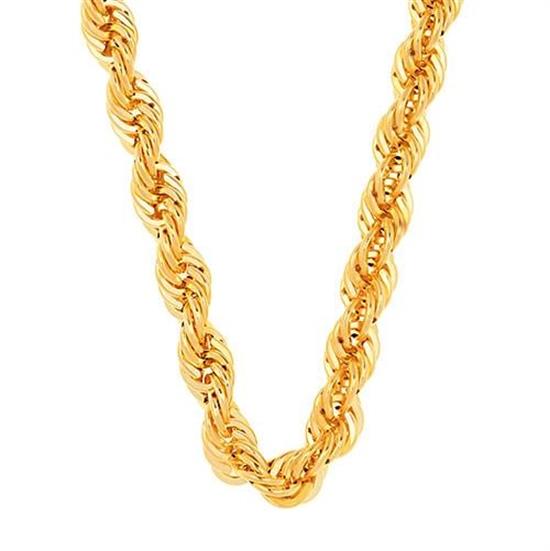 Halat Zincir 4Mm 14 Ayar Altın