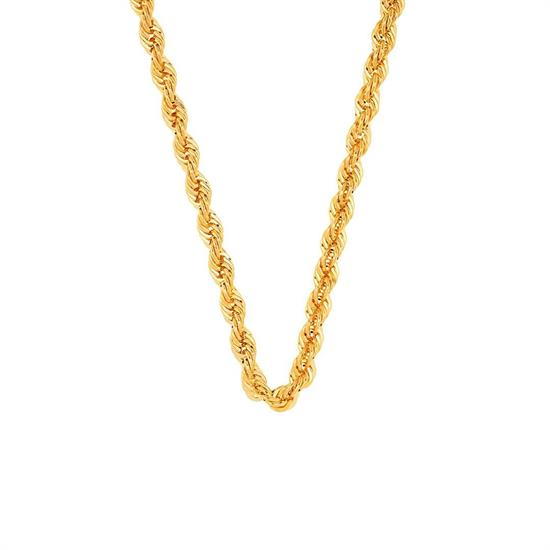 Halat Zincir 4Mm 14 Ayar Altın