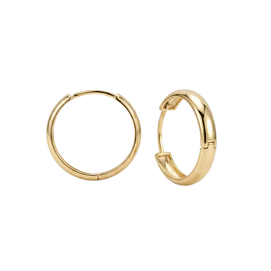 Halka 14 Ayar Küpe  Altın