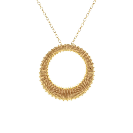 Halka Kolye 14 Ayar Altın