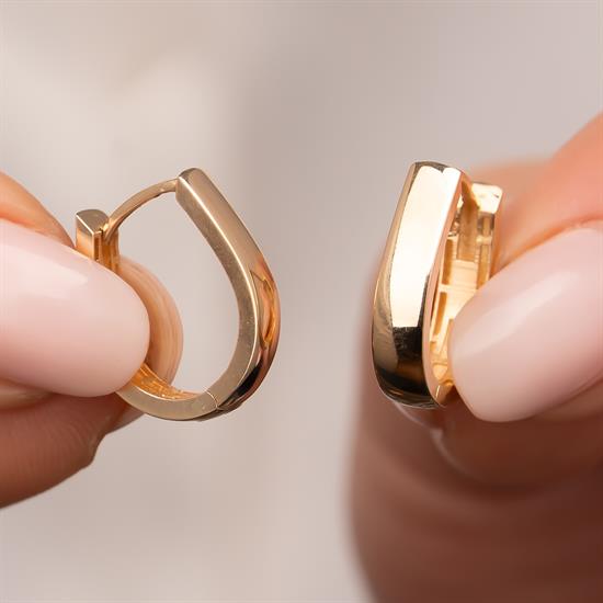 Halka Küpe 1.5 Cm 14 Ayar Altın