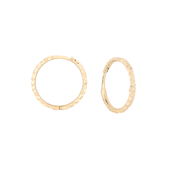 Halka Küpe 14 Ayar Altın