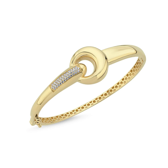 Hilal Taşlı 14 Ayar Altın Kelepçe