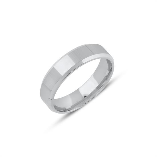 İçi Boş Kibrit Çöpü Düz Klasik Alyans 5 Mm