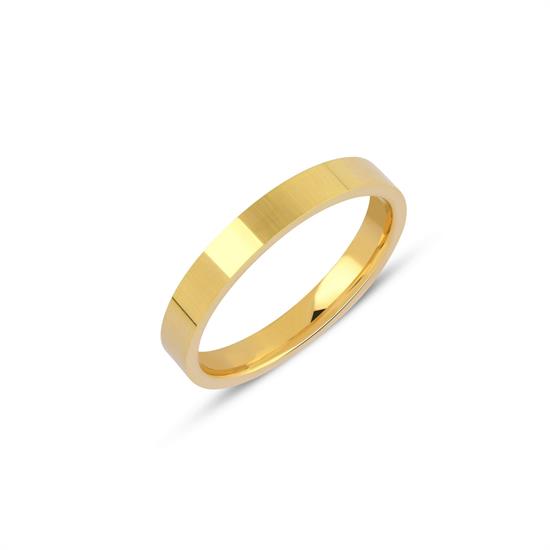 İçi Boş Kibrit Çöpü Düz Klasik Alyans 3 Mm