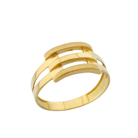 Kaburga Model 14 Ayar Altın Yüzük