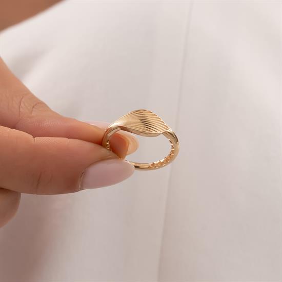 Kalemli 14 Ayar Altın Yüzük