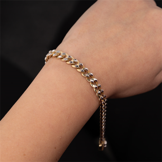 Kalemli Gurmet 14 Ayar Altın Bileklik