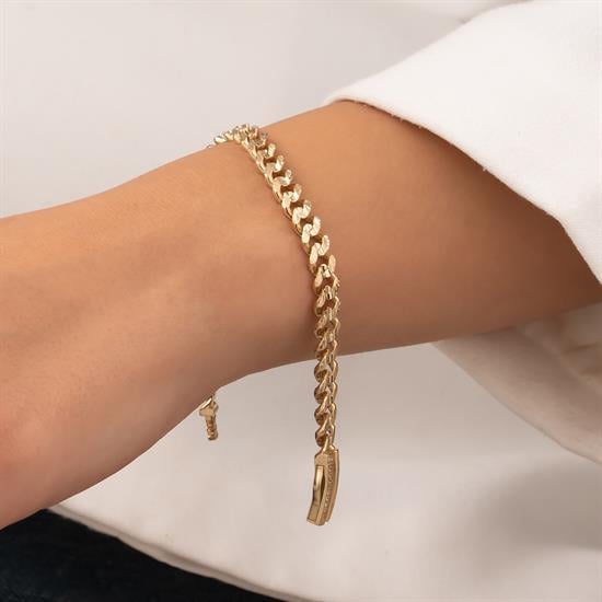 Kalemli Gurmet 14 Ayar Altın Bileklik