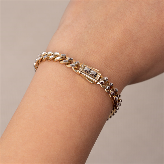 Kalemli Gurmet 14 Ayar Altın Bileklik