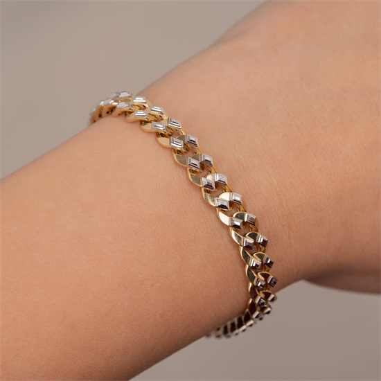 Kalemli Gurmet 14 Ayar Altın Bileklik