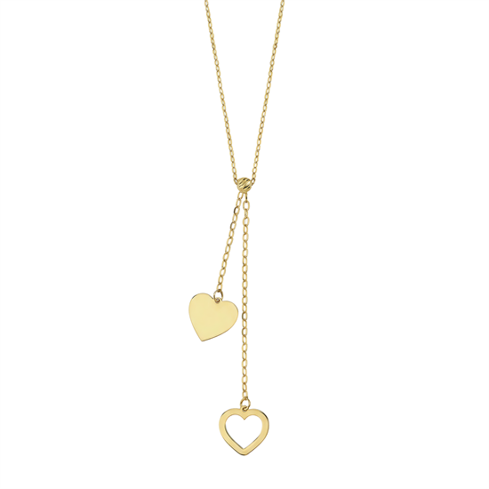 Minimal Kalp Kolye 14 Ayar Altın
