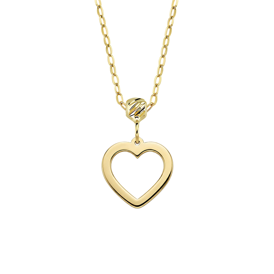 Kalp Minimal 14 Ayar Altın Kolye